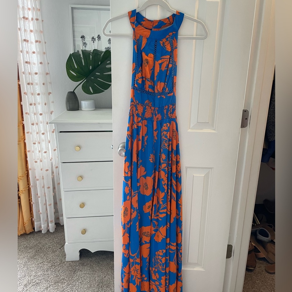 Floral Maxi Dress Size M